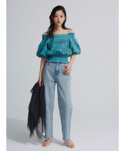ジーンズ デニム デニムパンツ 「0サイズあり」Boys fit denim レディースの画像