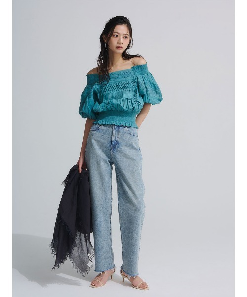 ジーンズ デニム デニムパンツ 「0サイズあり」Boys fit denim レディースの画像