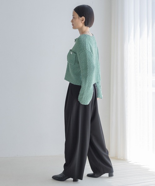 「A part by」 スラックス MEDIUM ベージュ レディースの画像