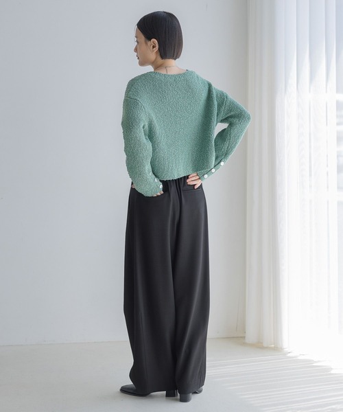 「A part by」 スラックス MEDIUM ベージュ レディースの画像