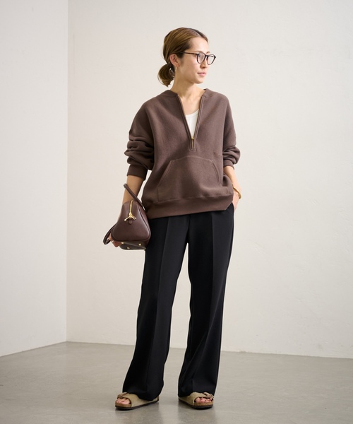 「FRAMeWORK」 パンツ 34 ブラウン レディースの画像