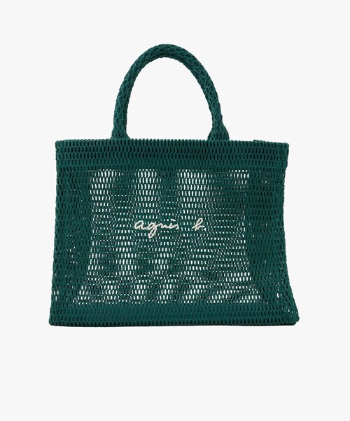 agnes b.（アニエスベー） トートバッグ ナイロン メッシュ ラージ