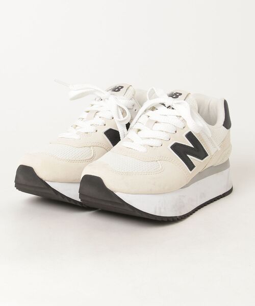 New Balance（ニューバランス） ローカットスニーカー 24cm ベージュ