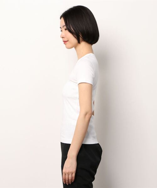 「EFFE BEAMS」 半袖カットソー SMALL ホワイト レディース_画像2