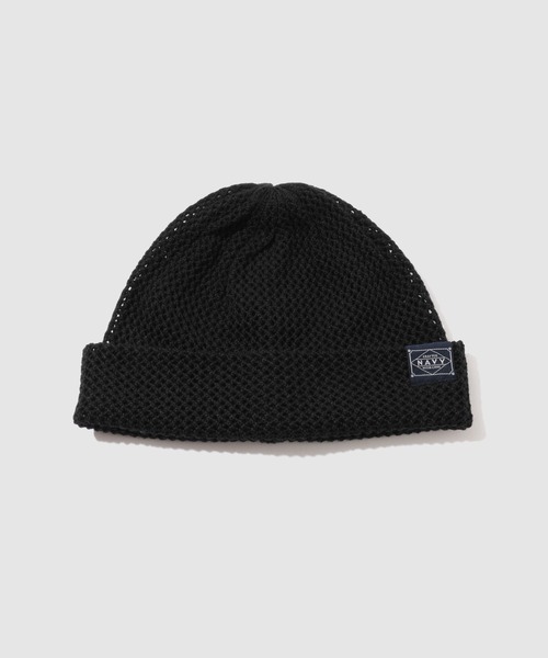 【まに。】ニットキャップ（ネイビー） NAVY ニット帽 ニットキャップ 「NAVY / ネイビー」 コットンリネン