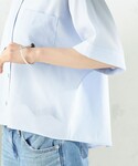 ブラウス シャツ 半袖 「実力派ベーシック」「...の詳細画像1