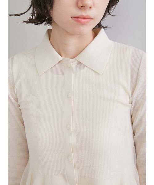 「Mila Owen」 ニットカーディガン 0 ブラック レディース_画像8