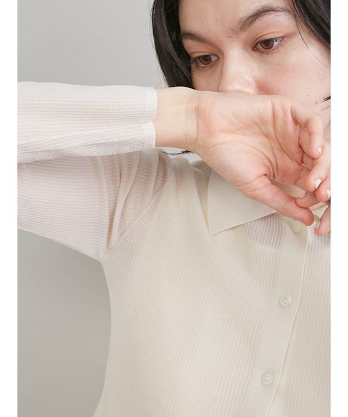 「Mila Owen」 ニットカーディガン 0 ブラック レディース_画像9