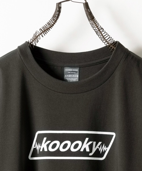 「n(n)」 半袖Tシャツ 3 チャコールグレー メンズ_画像7