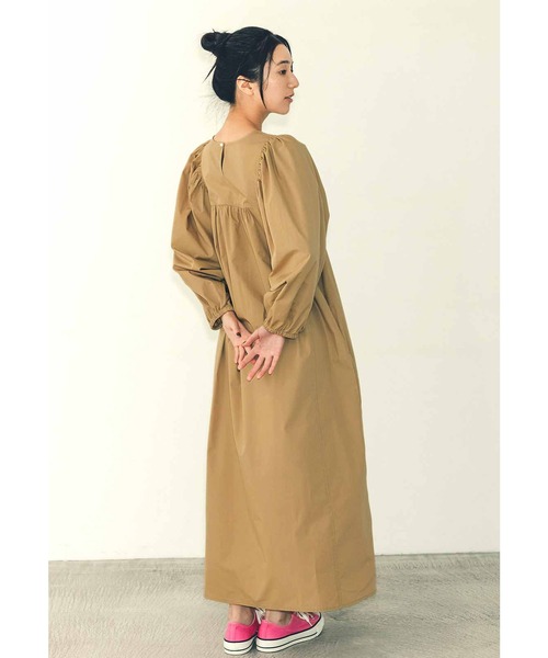 「Live in comfort」 長袖ワンピース M ブラック レディース_画像2