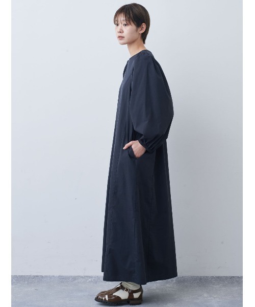「Live in comfort」 長袖ワンピース M ブラック レディース_画像9