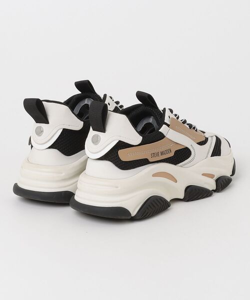 「STEVE MADDEN」 ローカットスニーカー 25.5cm ホワイト レディース_画像2