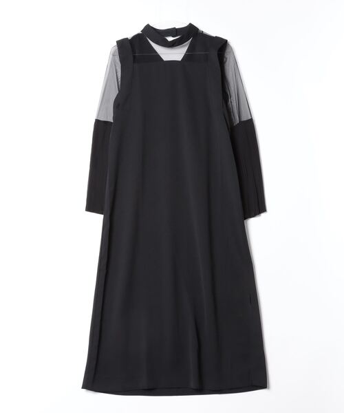 「terrace」 長袖ワンピース MEDIUM ブラック レディース_画像2
