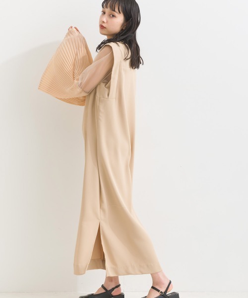 「terrace」 長袖ワンピース MEDIUM ブラック レディース_画像8