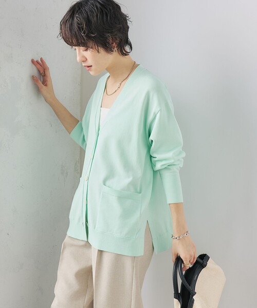「NOLLEY'S Sophi」 ニットカーディガン 38 ミント レディース_画像7