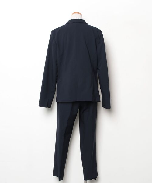 「GeeRA」 「sucre」パンツスーツ 15号 ネイビー レディース_画像2