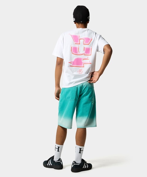 「HUF」 半袖Tシャツ XX-LARGE アッシュグレー メンズ_画像3