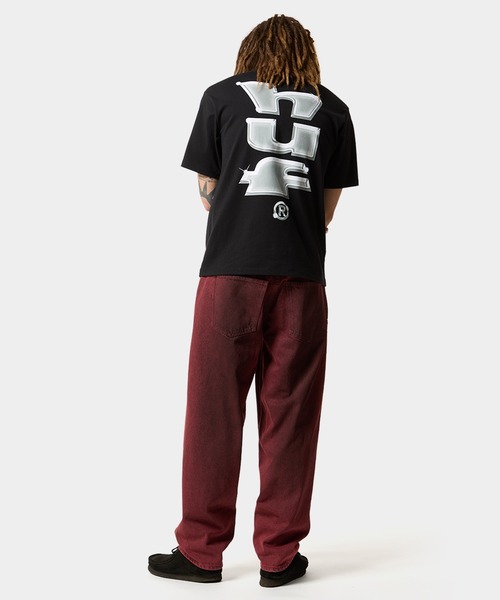 「HUF」 半袖Tシャツ XX-LARGE アッシュグレー メンズ_画像5