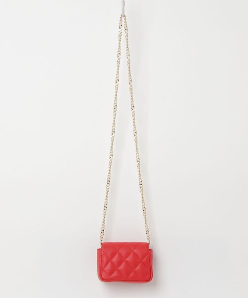 「MILOS」 キルティングショルダーバッグ - レッド レディース_画像2