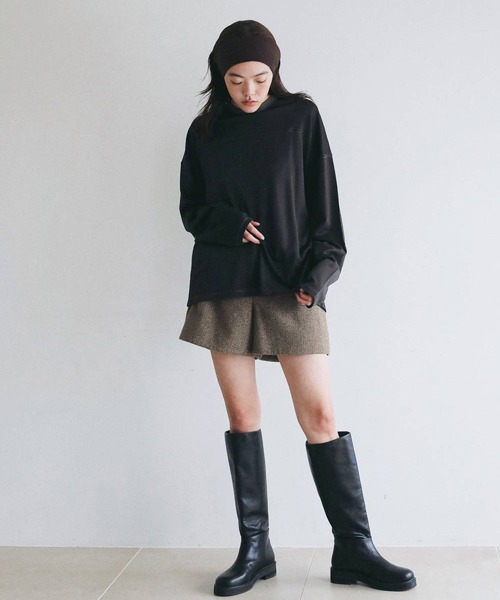 anuke（アンヌーク） パンツ 「anuke/アンヌーク」Herringbone Short