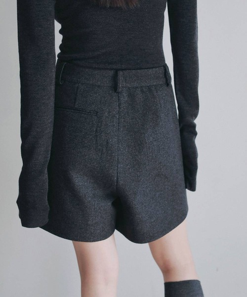 anuke（アンヌーク） パンツ 「anuke/アンヌーク」Herringbone Short