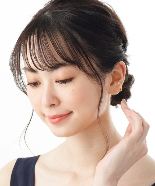 イヤーカフ シルバー Sライン イヤーカフ GP レディースの画像