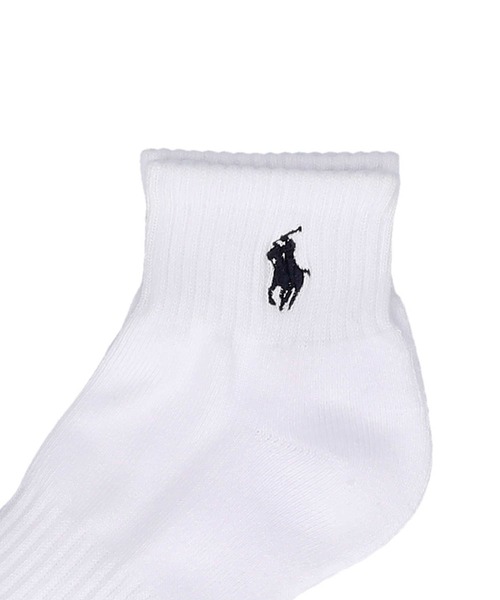 靴下 【RALPH LAUREN POLO】ワンポイントロゴ刺繍ショートソックス3点セット|ZOZOTOWN PayPayモール店|08
