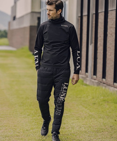 新品【LUXEAKMPLUS】ゴルフ 防風タートルネックシャツ