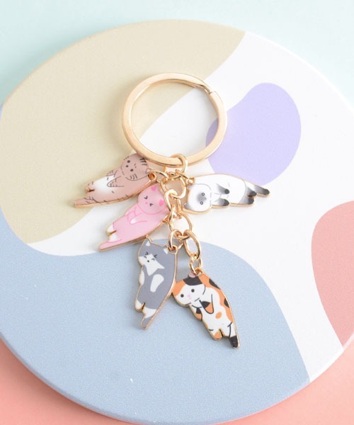 TONE SELECT GOODS キーホルダー 「urge select」つままれネコちゃん