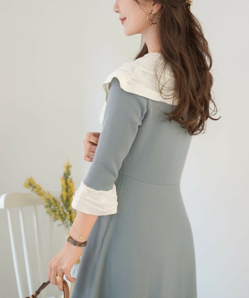 le reve vaniller（ル レーヴ ヴァニレ） ワンピース レース風