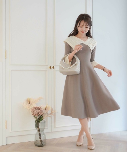 le reve vaniller（ル レーヴ ヴァニレ） ワンピース レース風