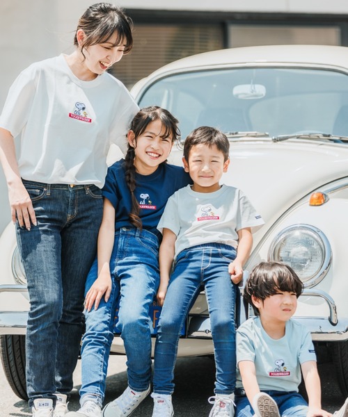 PEANUTS tシャツ Volkswagen 親子で着れる SNOOPY×フォルクスワーゲン