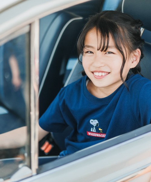 PEANUTS tシャツ Volkswagen 親子で着れる SNOOPY×フォルクスワーゲン