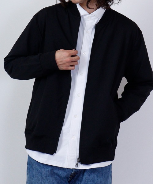 ma1 ma-1 URBAN SQUARE ハイブリッドジャージー MA-1ジャケット メンズ 
