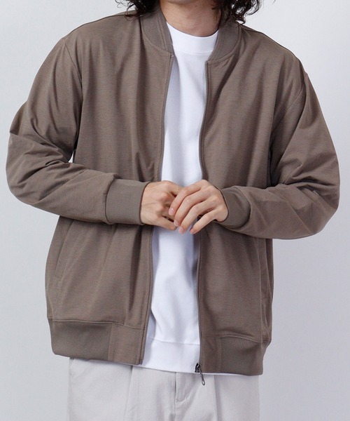 ma1 ma-1 URBAN SQUARE ハイブリッドジャージー MA-1ジャケット メンズ 