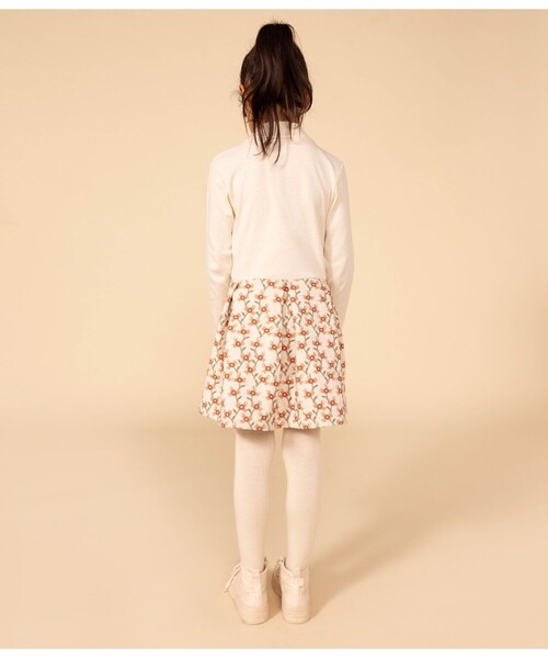 PETIT BATEAU（プチバトー） ワンピース チュビックキルティング 