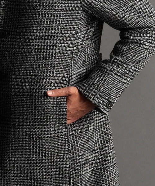 未使用品☆NICOLE　スタンドカラーコート　ショートコート　メンズ　紳士 レイヤードライナー付スタンドカラーコート[品番：NICW0003885