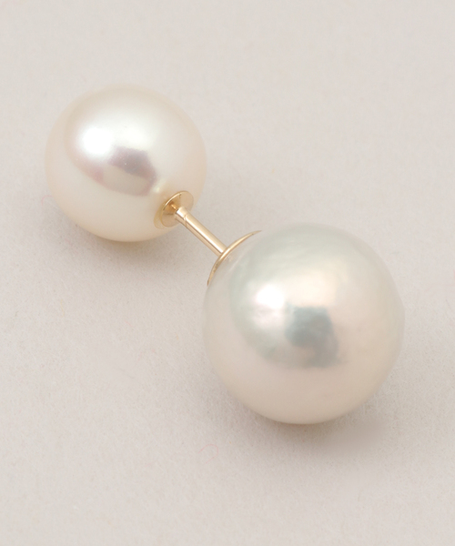 les bon bon ルボンボン ピアス 真珠 パール SETUP7｜les bon bon/pearl pierce & catch sing K10 10K 淡水