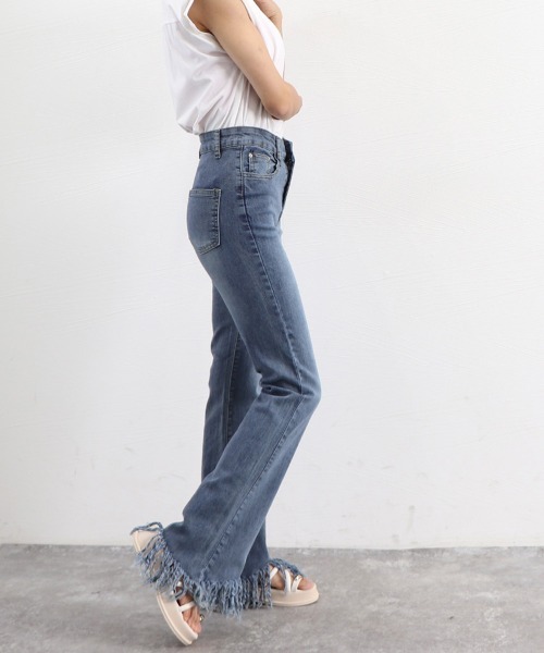 miniministore ジーンズ デニム デニムパンツ フレアパンツ