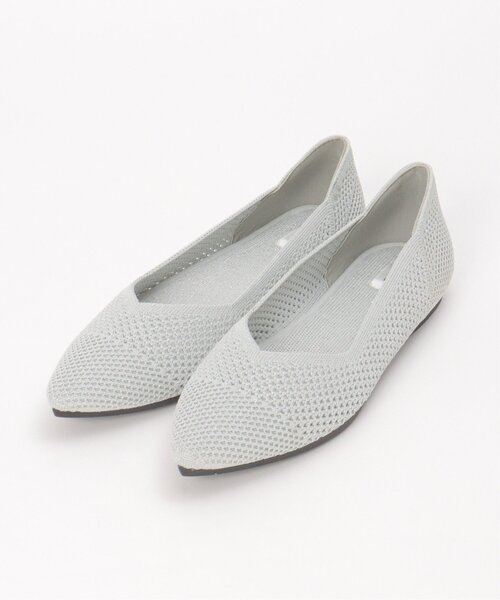 ikka（イッカ） パンプス 「洗える」ニットパンプスメッシュ