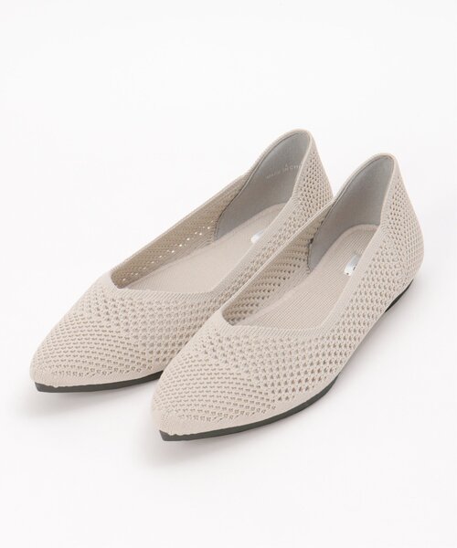 ⭐️未使用級オッフェンパイピングスクエアトゥニットパンプスメッシュ36