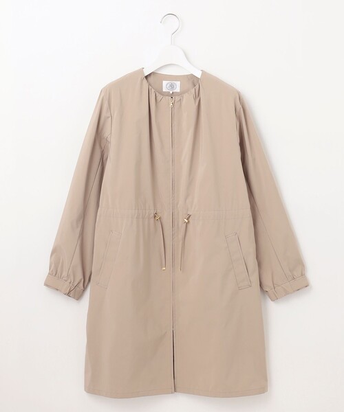 未使用新品ブラミンク タフタレギュラーカラーロングコート 未使用新品ブラミンク タフタレギュラーカラーロングコート 専用