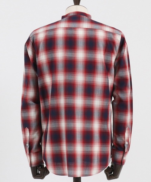 美品 23SS ULTERIOR チェック 半袖 スキッパー シャツ 721P▲ 美品 23SS ULTERIOR チェック 半袖 スキッパー シャツ 721P