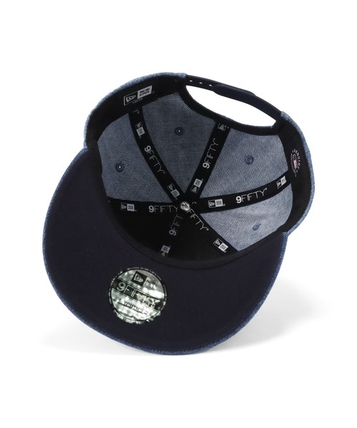 キッズ MLB デニム NY ボールキャップ New Era]☆MLB NY BLACK MINI METAL BALL CAP (New Era/キャップ