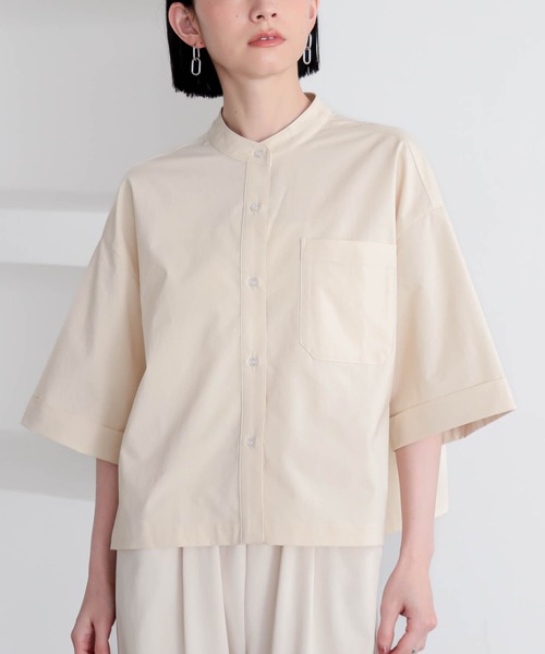 for/c（フォーシー） ブラウス シャツ 半袖 「新色追加」ドライバンド
