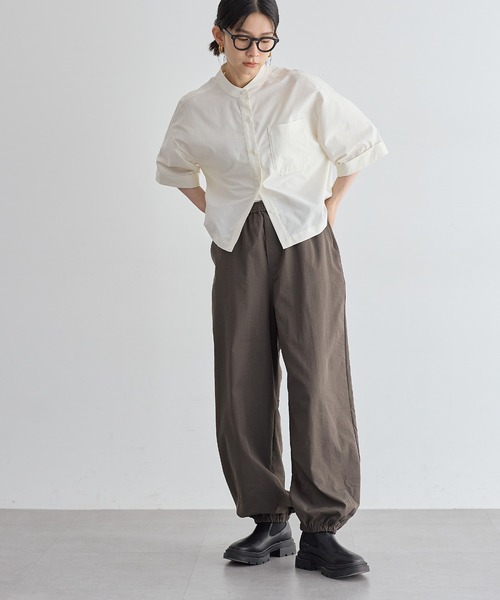 for/c（フォーシー） ブラウス シャツ 「新色追加」ドライバンドカラー
