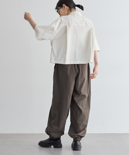 for/c（フォーシー） ブラウス シャツ 「新色追加」ドライバンドカラー