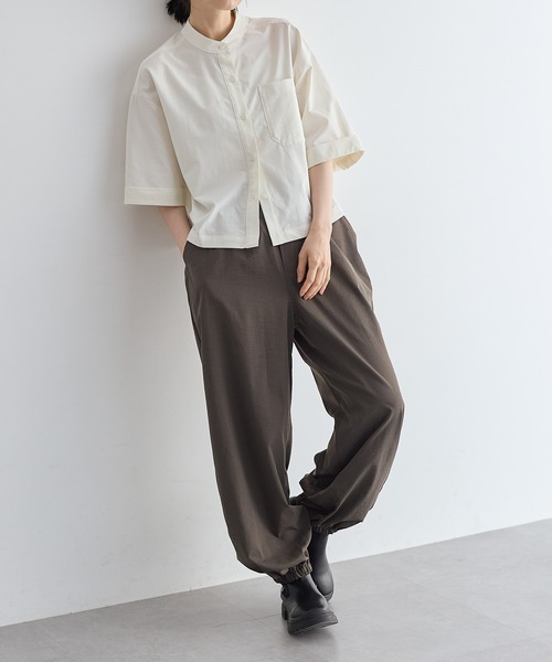 for/c（フォーシー） ブラウス シャツ 「新色追加」ドライバンドカラー