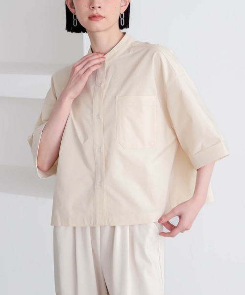 for/c（フォーシー） ブラウス シャツ 半袖 「新色追加」ドライバンド