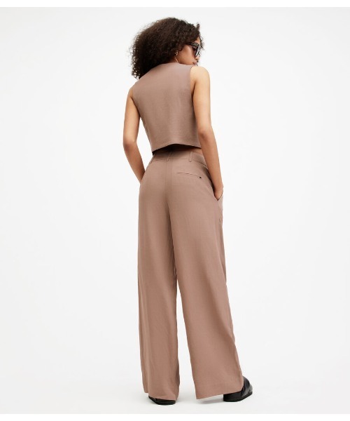 ALLSAINTS（オールセインツ） スラックス パンツ DERI LYN LINEN BLEND